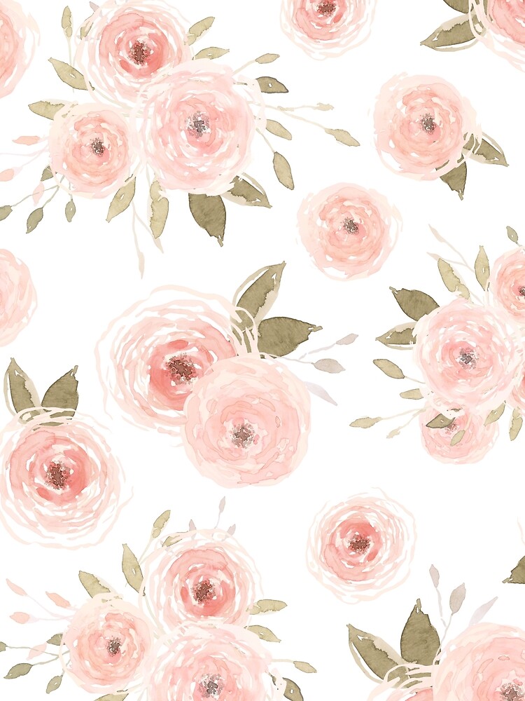 Thumbnail 5 of 5, Graphic T-Shirt, Peachy Floral designed and sold by aliawallco.
