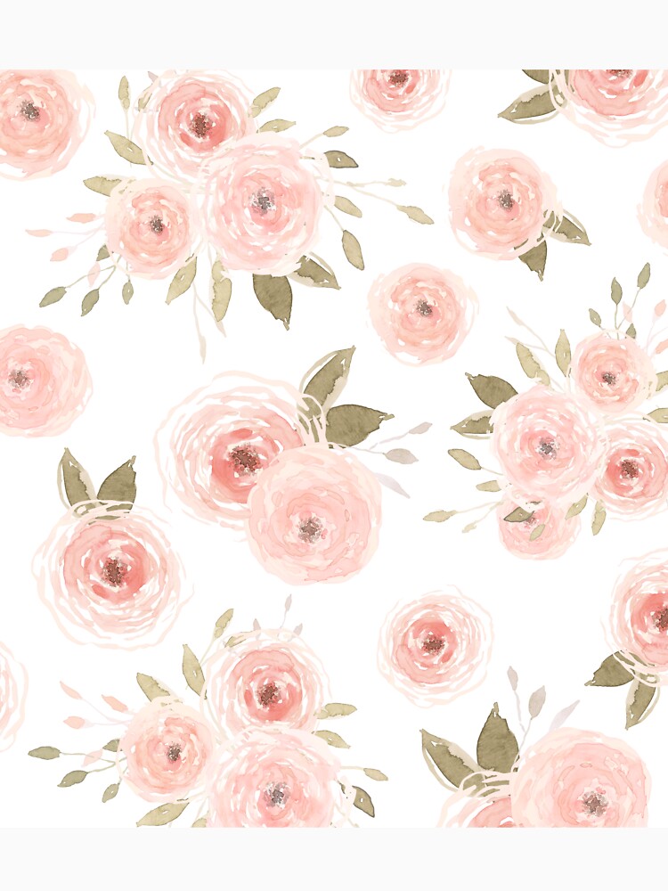 Thumbnail 7 of 7, Classic T-Shirt, Peachy Floral designed and sold by aliawallco.