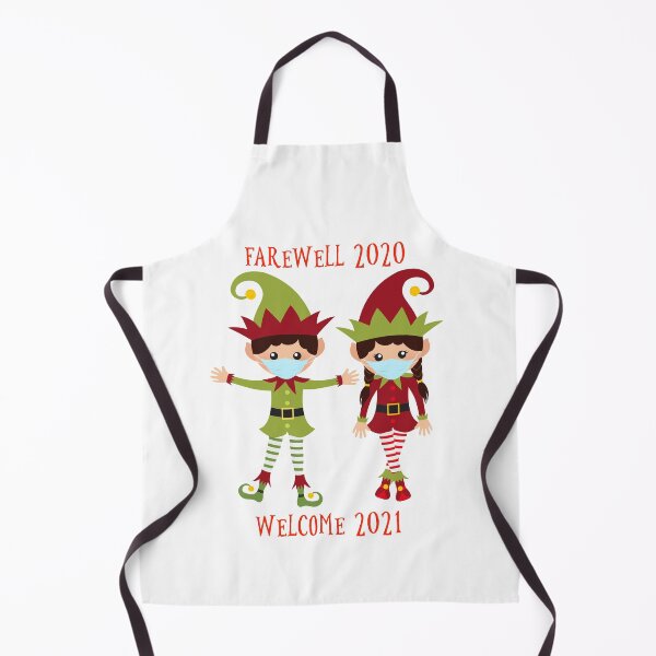 Item preview, Farewell 2020 Welcome 2021 Funny Elf Christmas designed and sold by ColorFlowArt.