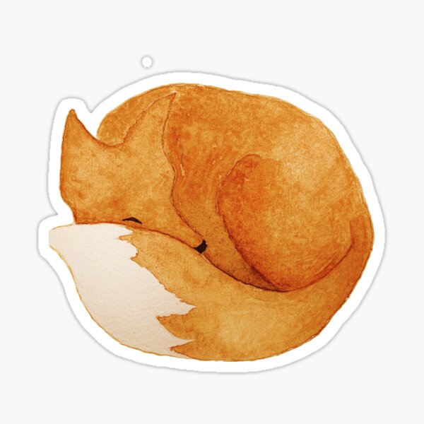 Item preview, Sleepy Fox designed and sold by Alyssa Kruse.