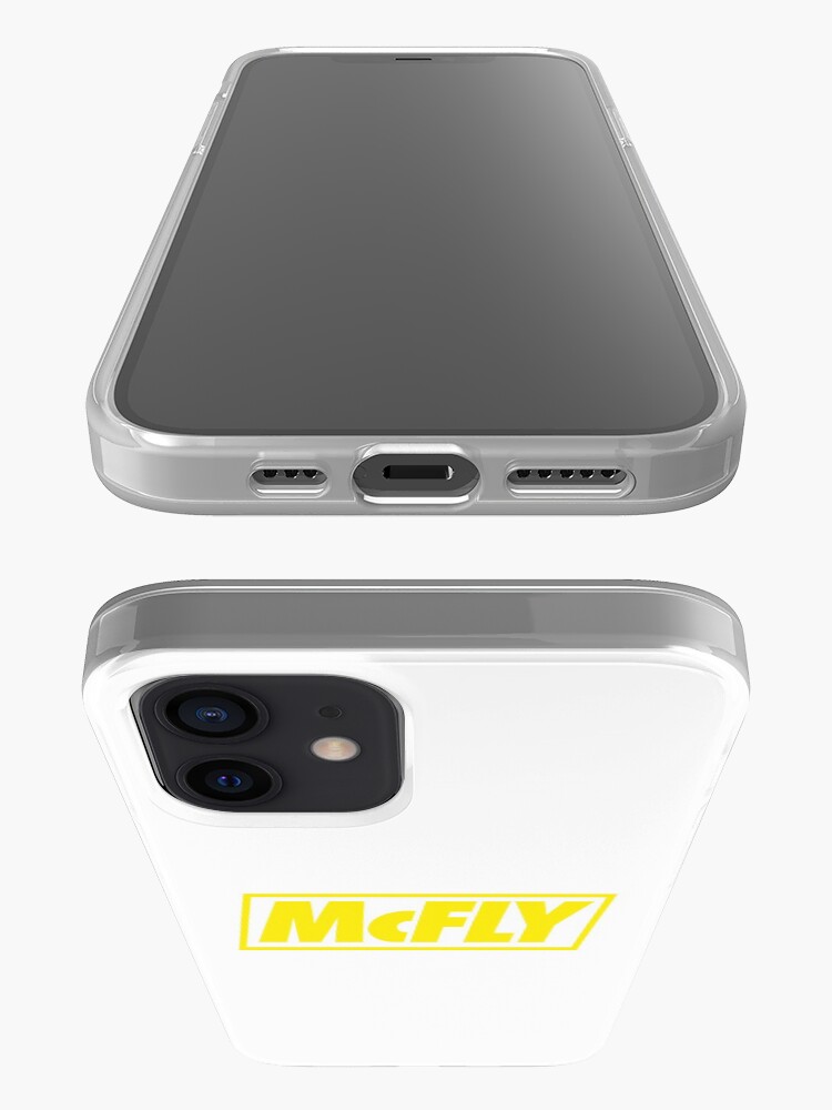 Alternate view of mcfly new logo 2020 in yellow young dumb thrills iPhone Case & Cover