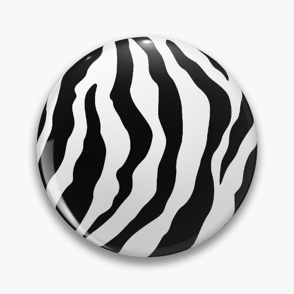 Item preview, Zebra Pattern Black & White designed and sold by QuirkyClock.