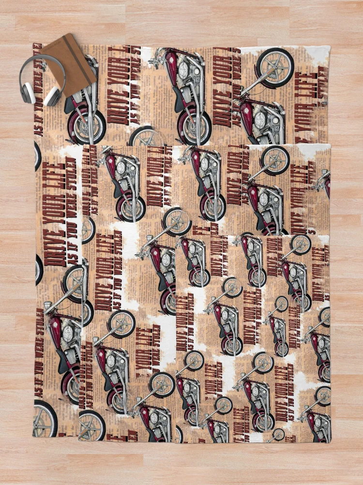 Thumbnail 5 of 6, Throw Blanket, DRIVE designed and sold by camilaameri.