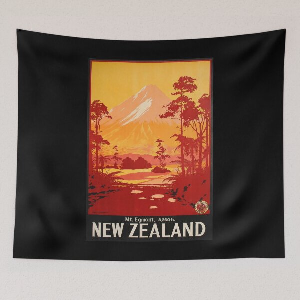Artikelvorschau, New Zealand retro poster entworfen und verkauft von CorasPosters.