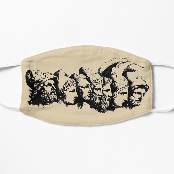Heroes of The Iliad (wash style) Flat Mask