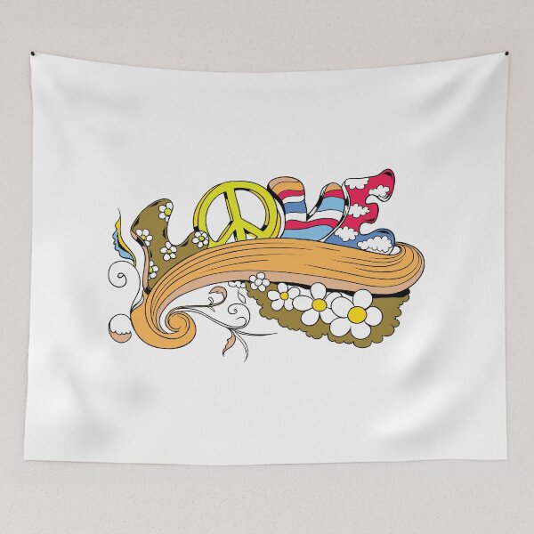 Item preview, Love, peace, peace movement, funny gift idea, flowers designed and sold by ThommyBLN.