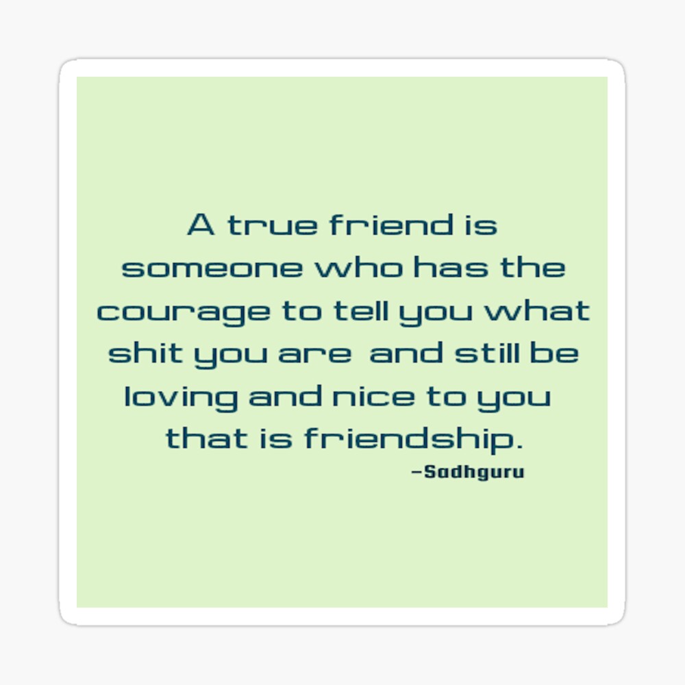 True Friends Quote