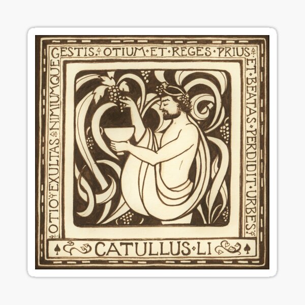 Item preview, Catullus on Idleness designed and sold by TheCobra.