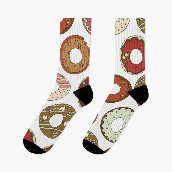 Item preview, Delicious Donuts in a Yummy pattern designed and sold by whiteboardgirl.