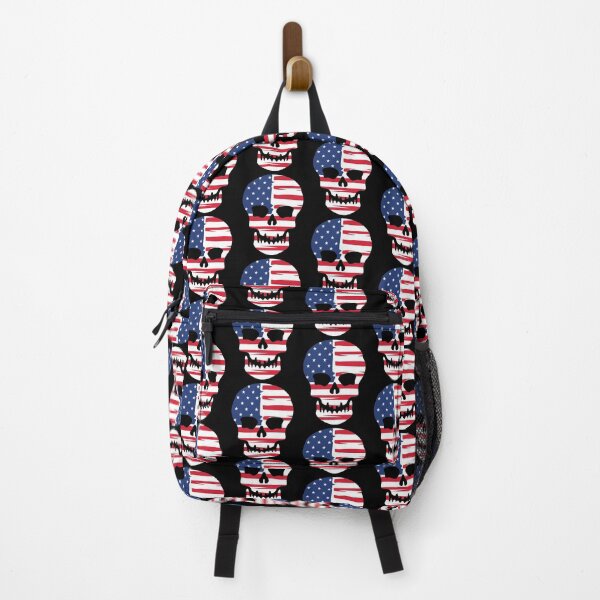 Item preview, USA, skull, America, USA flag, gift idea designed and sold by ThommyBLN.