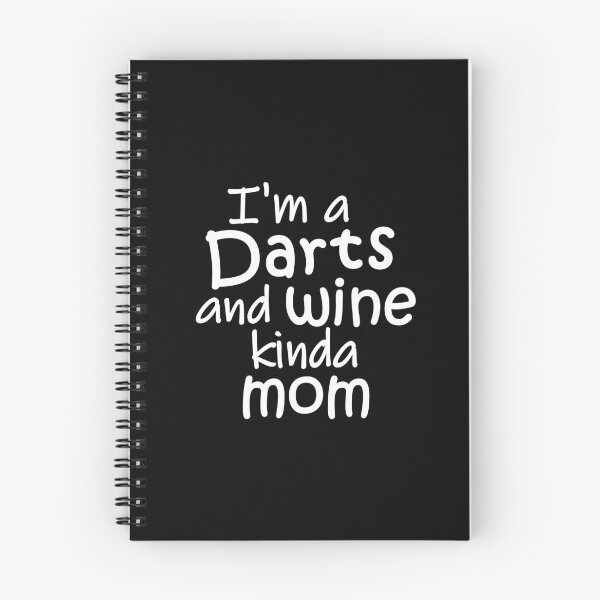 Item preview, I'm a darts and wine kinda mom designed and sold by TheGreenGoat.