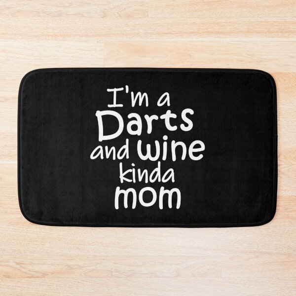 Item preview, I'm a darts and wine kinda mom designed and sold by TheGreenGoat.