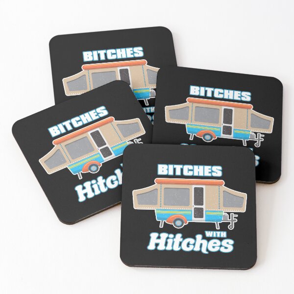 Item preview, Bitches With Hitches - Pop Up Camper designed and sold by scribblepunch.