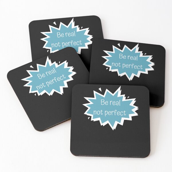 Item preview, Be real not perfect Birthday Gift designed and sold by GBDesigner.