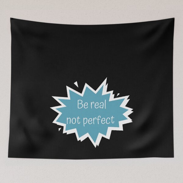 Item preview, Be real not perfect Birthday Gift designed and sold by GBDesigner.