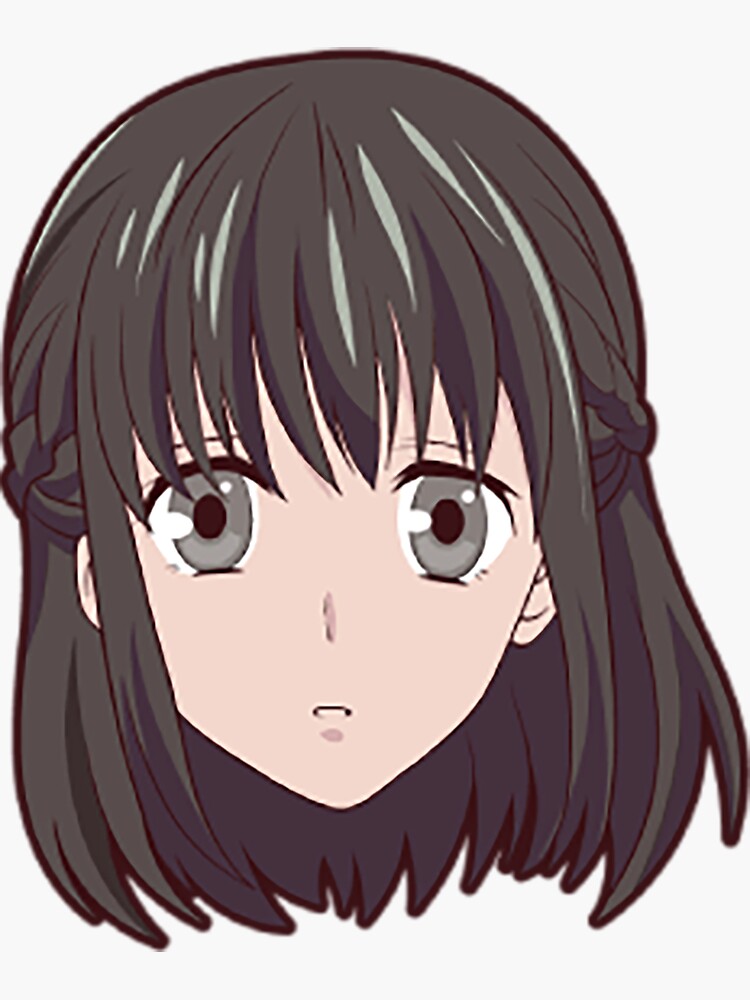 "Kagura Sohma" Sticker by kawaiicrossing Redbubble