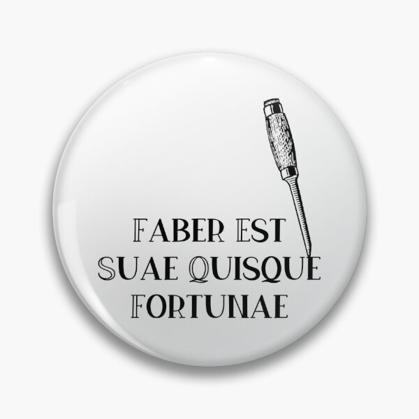 Item preview, Faber Est Suae Quisque Fortunae designed and sold by StillInBeta.