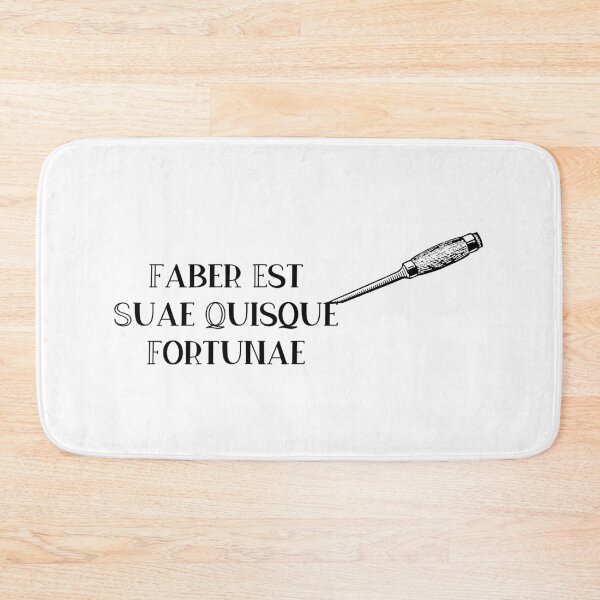 Item preview, Faber Est Suae Quisque Fortunae designed and sold by StillInBeta.