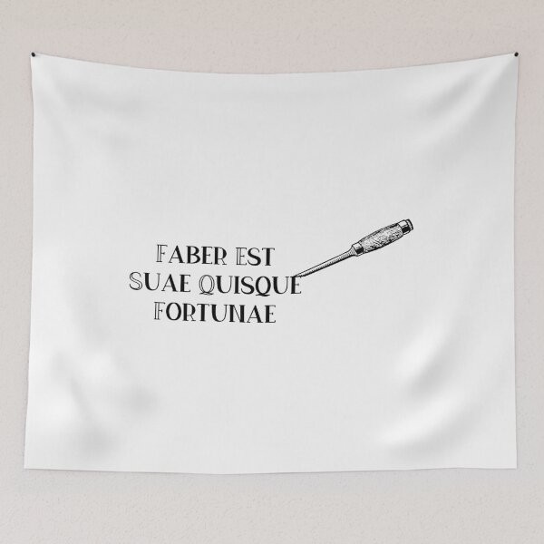 Item preview, Faber Est Suae Quisque Fortunae designed and sold by StillInBeta.