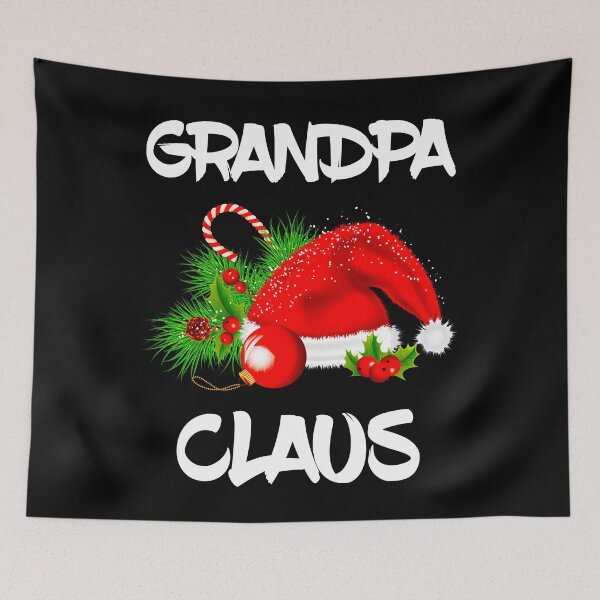 Item preview, Grandpa Claus Hat Santa Funny Beard Matching Family Pajama designed and sold by BELASKRI STORE.