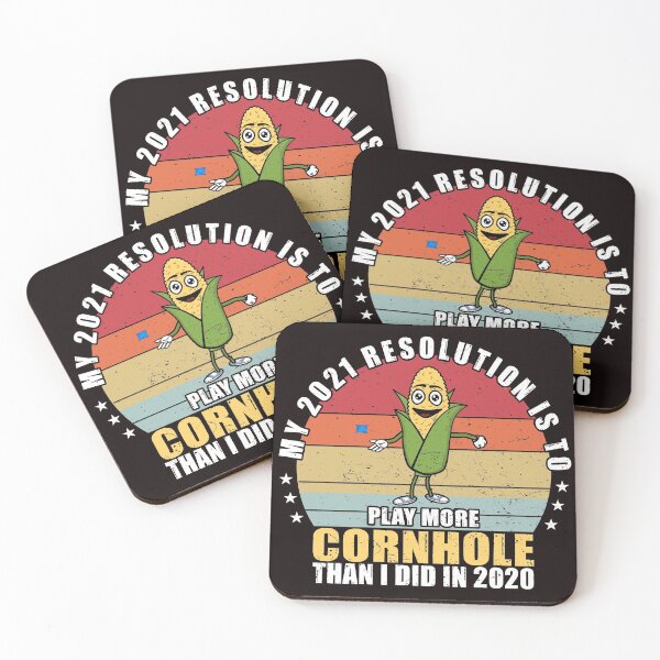 Item preview, My 2021 Resolution is to Play Cornhole more than 2020 designed and sold by Dan66.