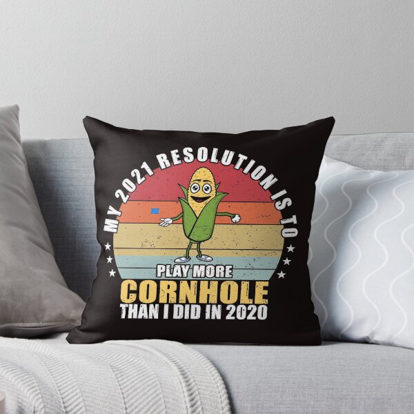 Item preview, My 2021 Resolution is to Play Cornhole more than 2020 designed and sold by Dan66.