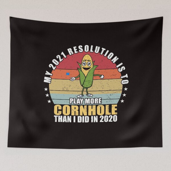 Item preview, My 2021 Resolution is to Play Cornhole more than 2020 designed and sold by Dan66.