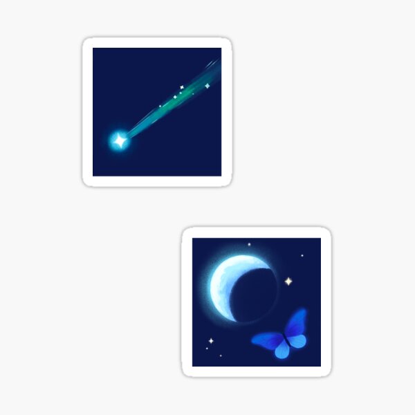 Island Stargazing Sticker Pack Sticker