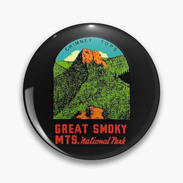 Item preview, Great Smoky Mountains National Park Vintage Travel Decal designed and sold by hilda74.