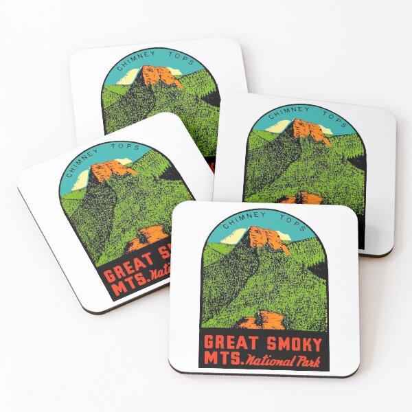 Item preview, Great Smoky Mountains National Park Vintage Travel Decal designed and sold by hilda74.