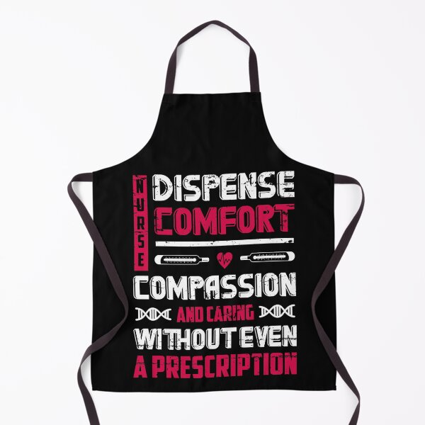 Item preview, Nurse Figure Dispense Comfort Compassion And Caring quote  designed and sold by Tatt-Hooligans.