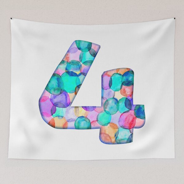 Item preview, Number four 4 designed and sold by Paoanne.
