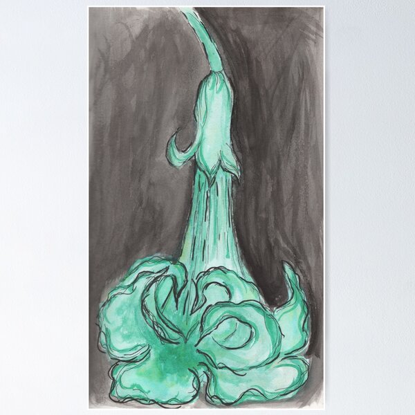 Item preview, Viridian Datura designed and sold by Clara Black Ink.