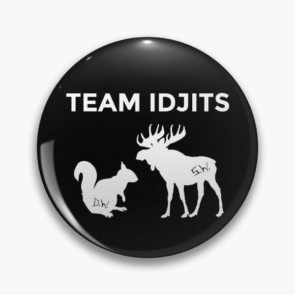 Item preview, team idjits! - white designed and sold by lexicolor.
