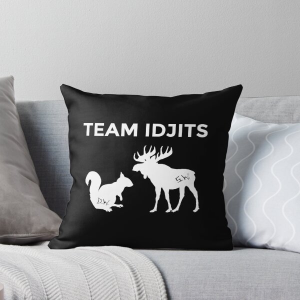 Item preview, team idjits! - white designed and sold by lexicolor.