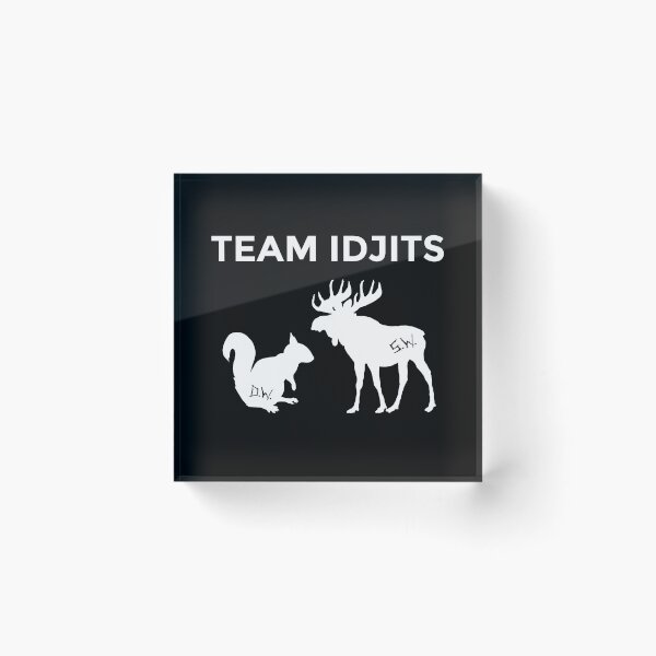 Item preview, team idjits! - white designed and sold by lexicolor.