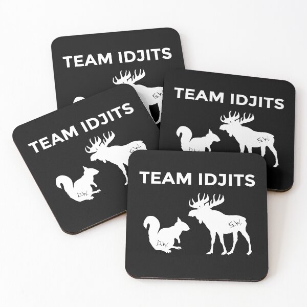 Item preview, team idjits! - white designed and sold by lexicolor.