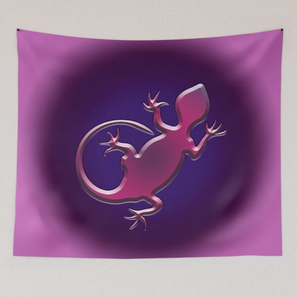 Item preview, Leaping Lizards, Purple designed and sold by Heidi Baldwin.