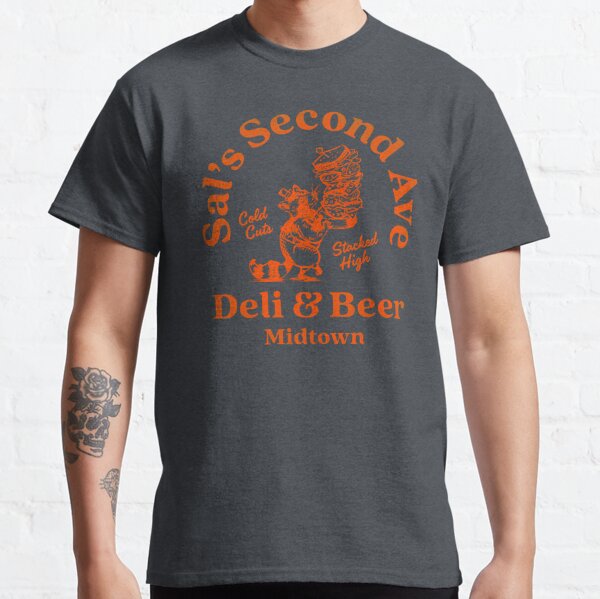 "Sal's Second Ave Deli & Beer" Racoon & NYC Style Deli Design Classic T-Shirt