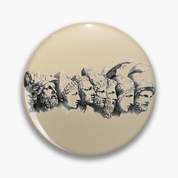 Item preview, Heroes of The Iliad (line style) designed and sold by DotorEaon.