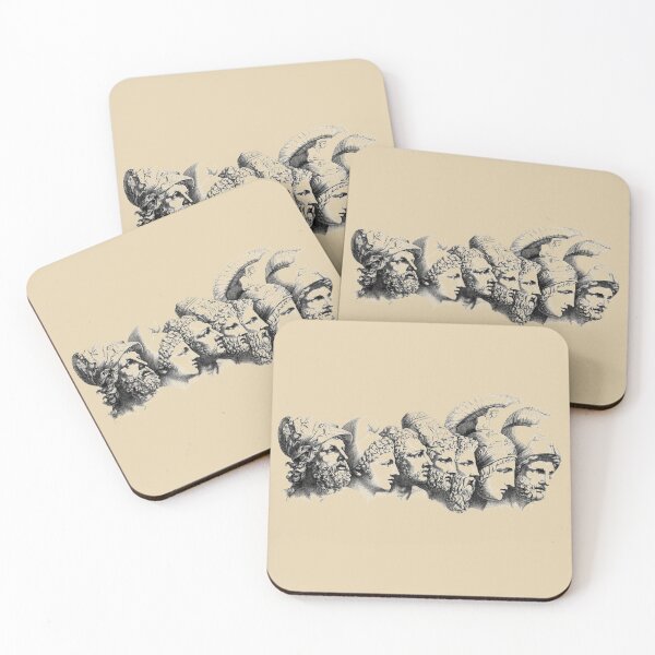 Item preview, Heroes of The Iliad (line style) designed and sold by DotorEaon.
