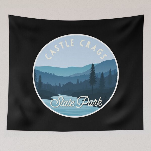 Item preview, Castle Crags State Park designed and sold by InvestingRoad.