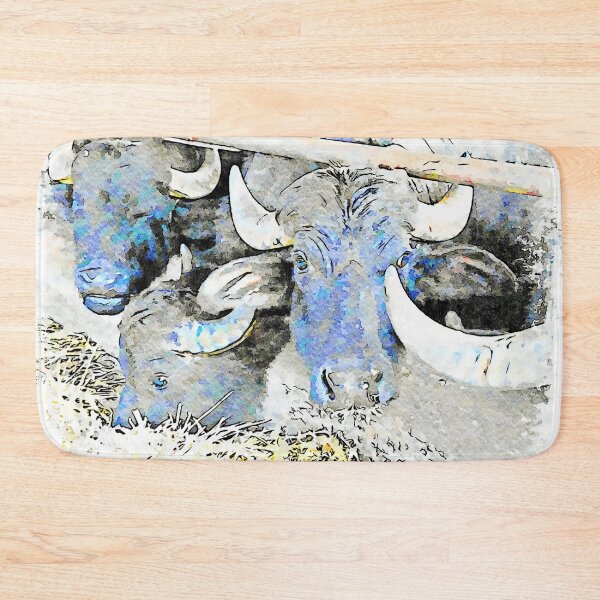 Item preview, Buffaloes in the stall designed and sold by Giuseppe Cocco.