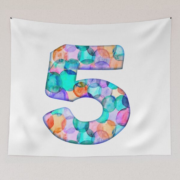 Item preview, Number five 5 designed and sold by Paoanne.
