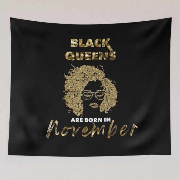 Item preview, Black Queens Are born in November designed and sold by tinypurpleland.