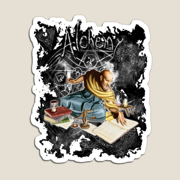 Artikelvorschau, Der Alchemist | Alchemie | Wissenschaft und Magie entworfen und verkauft von Andrew Gaia.