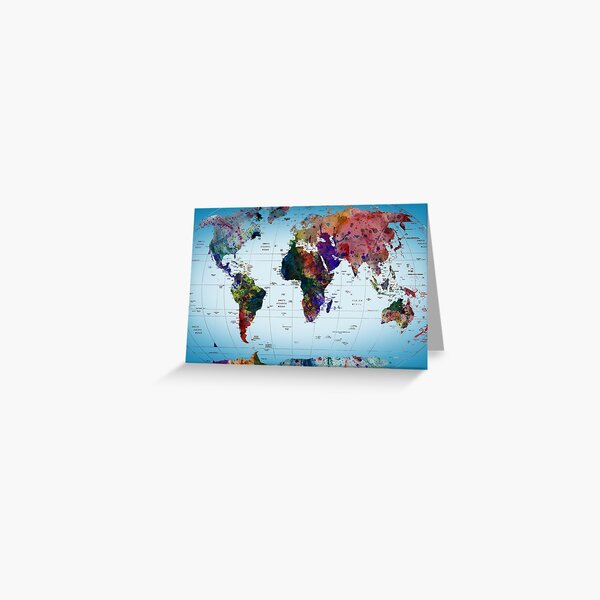 Item preview, map of the world  designed and sold by mark ashkenazi.