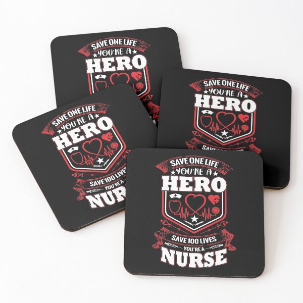 Item preview, Save One Life Your A Hero Nurse Figure designed and sold by Tatt-Hooligans.