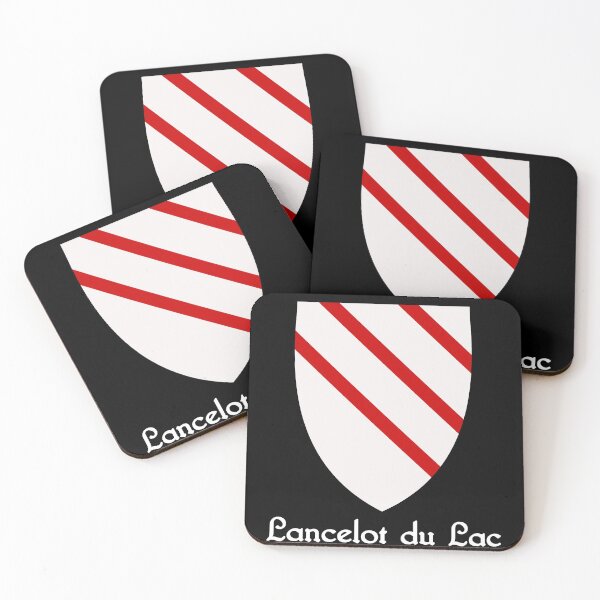 Item preview, The Heraldry of Lancelot De Lac- with Name designed and sold by ScapegoatPrints.