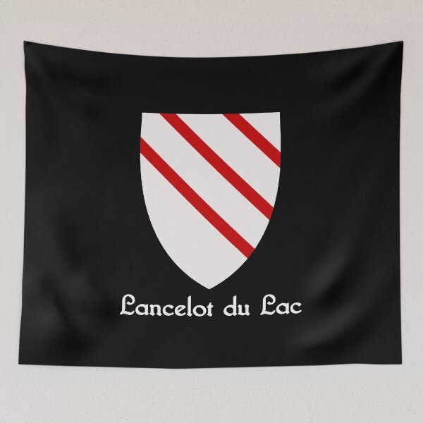 Item preview, The Heraldry of Lancelot De Lac- with Name designed and sold by ScapegoatPrints.